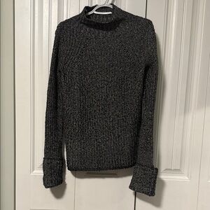 BCBGMaxAzria Aislynn Charcoal grey knit Sweater - over sized XS fits up to a med